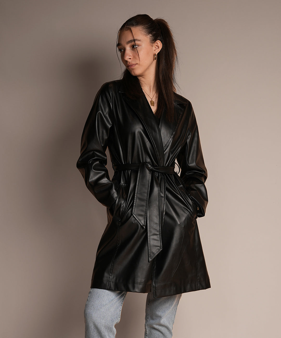 Leather Coat