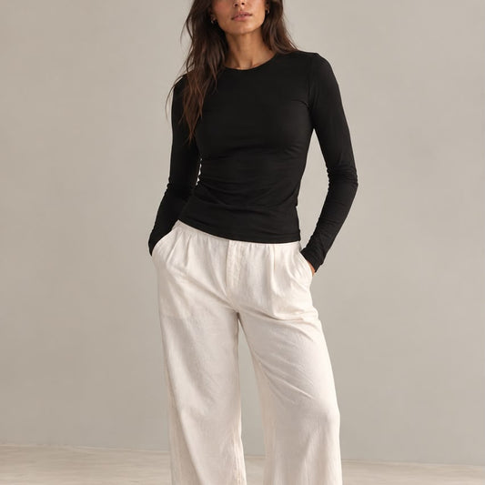 Essential Long Sleeve Fitted Top