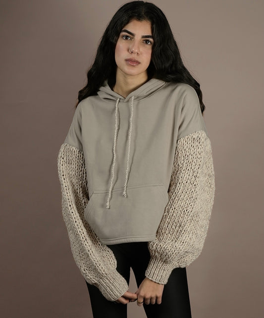 Mocha Knit Hoodie