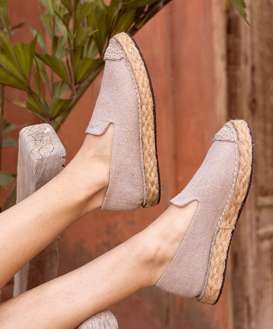 Beige Espadrille