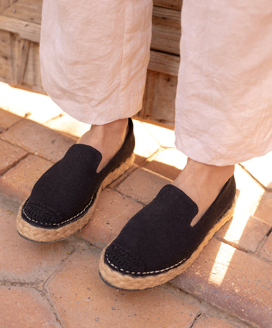 Black Espadrille