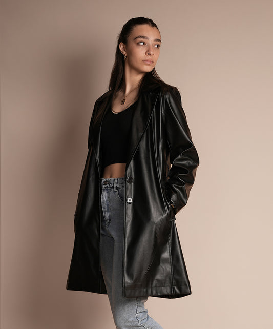 Leather Coat