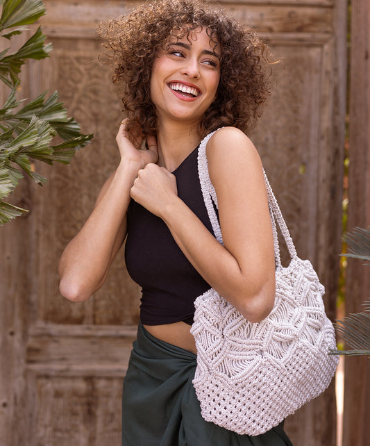 Shoulder Macrame Bag