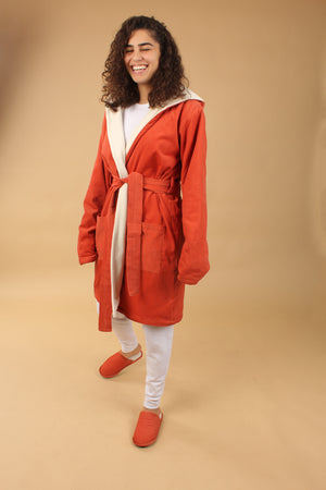 Red Unisex Robe