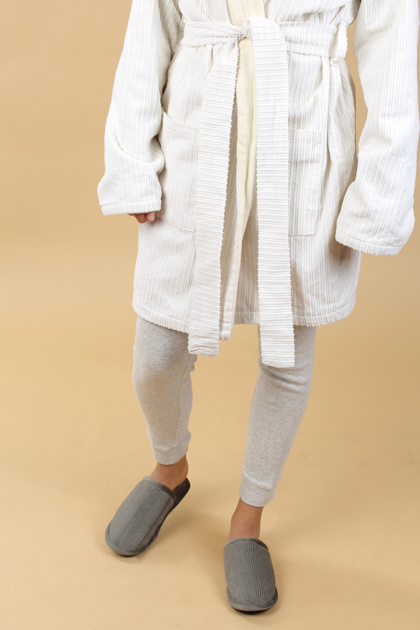 White Unisex Robe