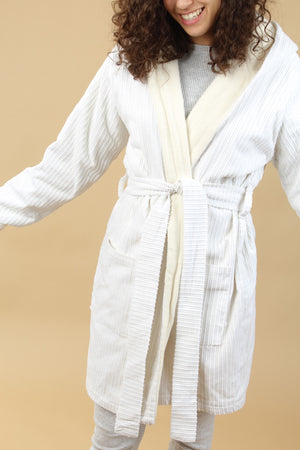 White Unisex Robe